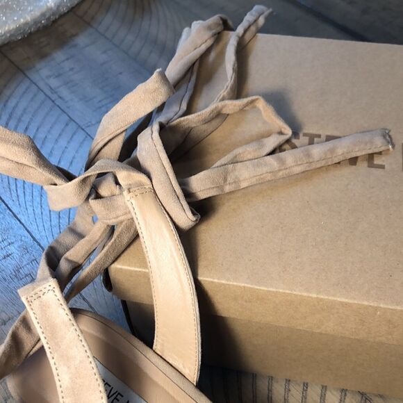 Steve Madden Cork Platform Tieups for summerâand vacation Comfy & Sturdy InâBox - Picture 14 of 17